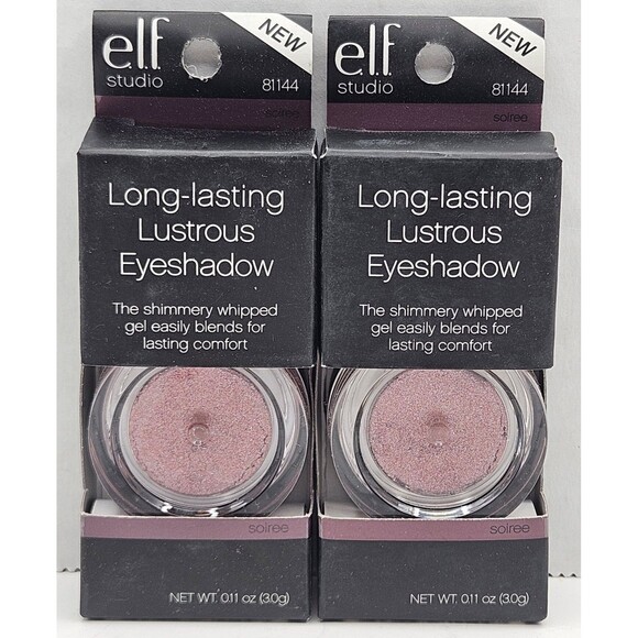 ELF LONG LASTING LUSTROUS EYE SHADOW 81144 Soiree Lot Of 2 Discontinued NIB - Picture 1 of 2